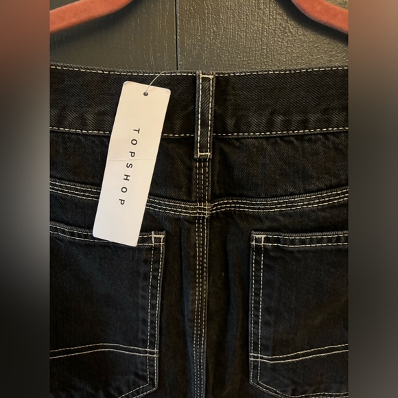 Topshop, denim skirt, US 10, zipper in front, NWT, new with tags - Picture 4 of 5